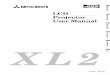 Projector FRANÇAIS User Manual - Mitsubishi  · PDF fileEN – 1 ENGLISH XL2 LCD Projector User Manual MODEL XL2U FRANÇAIS DEUTSCH ITALIANO ESPAÑOL