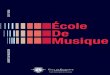École De Musique - Site officiel de la ville de · PDF fileInstruments enseignés : Violon, alto, violoncelle, guitare, harpe, ... CURSUS NON DIPLÔMANT QUI COMPREND : • Chorale