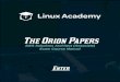 AWS Solutions Architect (Associate) Exam Course  · PDF fileAWS Solutions Architect (Associate) Exam Course Manual The Orion Papers Enter