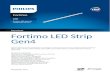 Datasheet Fortimo LED Strip Gen4 - · PDF fileFortimo LED Fortimo LED Strip 2ft 2200lm 8xx FC HV4 Datasheet Fortimo LED Strip Gen4 Fortimo LED Strip systems are ideal for use in designer