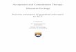 Acceptance and Commitment Therapy. Measures · PDF fileAcceptance and Commitment Therapy. Measures Package Process measures of potential relevance to ACT Compiled by Dr. Joseph Ciarrochi