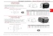 Straight Isolation - Hard Wired (169 Series) - · PDF fileStraight Isolation - Hard Wired (169 Series) LINE ISOLATION TRANSFORMERS (115V to 115V) • Primary 115VAC, 60 Hz., Secondary