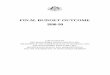 Final Budget Outcome 1998-99 - Department of · PDF filefinal budget outcome 1998-99 circulated by the honourable peter costello, m.p., treasurer of the commonwealth of australia,