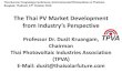 The Thai PV Market Development - German-Thai Chamberthailand.ahk.de/.../02_TPVA_Thai_PV_Market_Development.pdf · The Thai PV Market Development ... Solar Rooftop (Residential) 