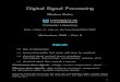 Digital Signal Processing - University of  · PDF fileDigital Signal Processing Markus Kuhn ... CPU, DSP, ASIC, FPGA. Advantages: ... radar, radio navigation