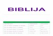 BIBLIJA - knjiznica.biskupija-varazdinska.hrknjiznica.biskupija-varazdinska.hr/UserDocsImages/dokumenti/BIBLIJA... · 229. dan čitanja, ponedjeljak, 16. listopada: Iz 61-66 Prorokov
