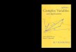 Complex Variables and Applications - DINUSdinus.ac.id/...Complex_Variables_and_Application_8th_edition.pdf · COMPLEX VARIABLES AND APPLICATIONS, ... Project Manager: ... He earned