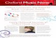 SPRiNG 2011 Oxford Composers ...global.oup.com/fdscontent/academic/pdf/music/OMN35.pdf · Oxford Composers shortlisted for British Composer Awards ... composer’s interests: 