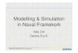 Modelling & Simulation in Naval Framekork - · PDF fileModels Ergonomics User requirements CONCEPT: ... • Full immersive 3D visualization ... Ship motions for both ships are taken