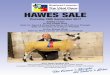 HAWES SALE - New Bluefaced · PDF fileHAWES SALE Thursday 28th September 2017 Judging 7.15am In the Cattle Ring Sale for Aged & Shearling Rams at 9.00 a.m Prompt Sale of Females at