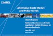 Alternative Fuels Market and Policy Trends - NREL · PDF fileHydrogen. Biodiesel** CNG. E85. ... been applied towards both alternative fuel stations and vehicles. For more details