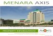 MENARA AXIS - images.chartnexus.comimages.chartnexus.com/cms/111/Menara Axis (01.01.18).pdf · lobby of Menara Axis, D’Jungle Foodcourt (next door), Tajima ... 400 bays at the open
