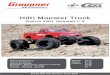 Hilti Monster Truck - · PDF fileEINFÜHRUNG Vielen Dank, dass Sie sich für den Monster Truck 4WD 1:8 - RTR von Graupner entschieden haben. Diese Einführung enthält die grundlegenden