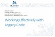 ASP.NET Core Dependency Injection & Unit Testing · PDF file26.11.2016 · WorkingEffectivelywith LegacyCode Robert Haken software architect, HAVIT, s.r.o. haken@havit.cz, @RobertHaken