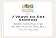 PreSentS 7 Ways to Set Stones -   · PDF file  4 7 WayS to Set StoneS: Bezel Setting and other Stone Setting techniqueS Simply Beautiful BezelS By TOM & KAy BEnHAM joint with