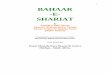BAHAAR -E- SHARIAT - The Worldwide Islamic - Sunni · PDF fileunderstanding.I pray that Almighty Allah accepts this book in His Majestic ... Department of Islamic Deeniyat at the Aligarh