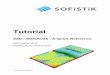 Tutorial - SOFiSTiK AG · PDF fileTutorial SSD / SOFiPLUS - A Quick Reference Inhaltsverzeichnis i Contents 1 SSD Basic Features