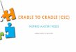 CRADLE TO CRADLE (C2C) - Rotterdam School of 3 Cae Study Boo Inpired by Cradle to Cradle Cae Study Boo Inpired by Cradle to Cradle CRADLE TO CRADLE (C2C) INSPIRED MASTER THESES ADDING
