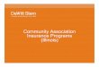 Community Association Overview - DeWitt Stern · PDF fileProperty Insurance Responsibilities Association Responsibility Common Elements Structure, All Common Areas, Bare Walls, Primer,