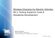 Wireless Charging for Electric Vehicles: INL’s Testing ... · PDF file Wireless Charging for Electric Vehicles: INL’s Testing Supports Code & Standards Development Barney Carlson