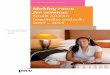 Making room for revenue - PwC South Africa · PDF fileMaking room for revenue South African hospitality outlook: 2011 – 2015 ... hospitality industry in South Africa is expected