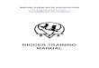 RIGGER TRAINING MANUAL - British Parachute · PDF fileRIGGER TRAINING MANUAL - 1 - INTRODUCTION "Parachute Rigging is an interesting and demanding aspect of our sport." ... Parachute