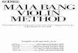 Violin Exercises: Maia Bang Violin Method - MZ°K Violin Exercises: Maia Bang Violin Method Author: WBaxley Music, Subito Music Corp, Stephens Pub. Co. Subject: Part 2 - More Advasnced