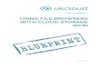 USING FILE BROWSERS WITH CLOUD STORAGE (ECS) · PDF fileUSING FILE BROWSERS WITH CLOUD STORAGE (ECS) version 1.0 . Using file browsers with Cloud Storage UKC-GEN-575 ... API endpoints
