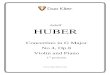 Adolf HUBER - Duo Klierduo-klier.com/wp-content/uploads/2013/11/Huber-Concertino-No-4.pdf ·  Adolf HUBER Concertino in G Major No 4, Op.8 Violin and Piano 1st position