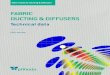 FABRIC DUCTING & DIFFUSERS - · PDF filePRIHODA FABRIC DUCTING & DIFFUSERS: ... volume of air, flow model, ... Examples of airflow patterns created through a smoke test in the PRIHODA