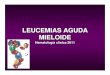 LEUCEMIAS AGUDA MIELOIDE - …ecaths1.s3.amazonaws.com/hematologiaclinicafacena/701495069.LMA … · FRECUENTEMENTE PRESETA ABERRACIONES. Métodos diagnósticos de importancia Inmunofenotipo