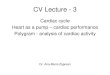 Cardiac cycle Heart as a pump cardiac performance … 3_CV_2015.pdf · CV Lecture - 3 Cardiac cycle Heart as a pump – cardiac performance Polygram - analysis of cardiac activity