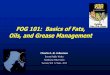 FOG 101: Basics of Fats, Oils, and Grease Managementwashington.apwa.net/Content/Chapters/washington.apwa.net/File... · Highlights • Fats, Oils and Grease defined • FOG Sources