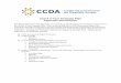 CCDA 5-Year Strategic Plan Appendix Introduction · PDF fileCCDA 5-Year Strategic Plan . Appendix Introduction . The following items in this Appendix are materials produced during
