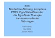 D13: Borderline-Störung, komplexe PTBS, Ego-State · PDF fileD13: Borderline-Störung, komplexe PTBS, Ego-State-Disorder: die Ego-State Therapie traumaassoziierter Störungen Kathmandu