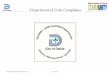 Department of Code Compliance - 4eval.com4eval.com/Dallas/CCS/Forms/Performance Measures - October 2016.pdf · Department of Code Compliance Executives & Management Kris Sweckard