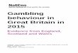 Gambling behaviour in Great Britain · PDF fileNatCen Social Research | Gambling behaviour in Great Britain in 2015 1 Executive summary This report provides information about gambling