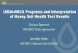 USDA-NRCS Programs and Interpretation of Haney Soil …mvtl.com/_static/web/assets/media/pdf/nrcs.pdf · USDA-NRCS Programs and Interpretation of Haney Soil Health Test Results 