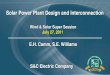 Solar Power Plant Design and Interconnection - smart grid · PDF fileSolar Power Plant Design and Interconnection S&C Electric Company E.H. Camm, S.E. Williams ... – PV plants using