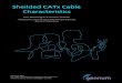 CATx Shielded Cable Characteristics - · PDF file50ft Cat 6 75ft Cat 6 100ft Cat 6 100ft Cat 6 100ft Cat 6 125ft Cat 5e In-band notches ... Sheilded CATx Cable Characteristics STP