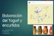 Elaboración del Yogurt - Xavier Pico Lozano · PDF fileEl yogurt es un producto lácteo fermentado, levemente ácido, de cultivo semisólido que es producido por homogeneización