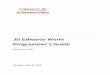 JD Edwards World Programmer’s Guide - Oracle · PDF filejde_world_doc_ww@ . If you would like a reply, please give your name, address, telephone number, and electronic mail address