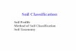Soil Profile Method of Soil Classification Soil Taxonomy 21-23.pdf · Alfisol “-alfs”:Udalfs, Aqualfs . Alf. isols . Mineral soils that have undergone processes that . ... •