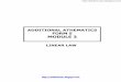 ADDITIONAL ATHEMATICS FORM 5 MODULE 3 -  · PDF file03.12.2008 · LINEAR LAW ADDITIONAL ATHEMATICS FORM 5 MODULE 3