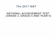 The 2011 NAT - Motherhood One Step At A  · PDF fileThe 2011 NAT NATIONAL ACHIEVEMENT TEST ... Science, and HeKaSi d ... xtent NAT results are utilized ratio 30
