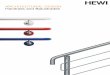 ARCHITECTURAL DESIGN Handrails and Balustrades CORRIMO.pdf · Freedom of Design HEWI offers all its polyamide hardware products ... HEWI | 7 Handrails and ... to individually equip