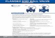 FLANGED END BALL VALVE - Chem Oil Products Valves/Flanged End Ball Valves... · flanged end ball valve trunnion series flanged end ball valve ... asme b16.34 ratings material limits