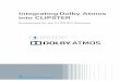 Supplement: Integrating Dolby Atmos into CLIPSTER · PDF fileIntegrating Dolby Atmos into CLIPSTER Supplement (Version 1.0) Integrating Dolby Atmos into CLIPSTER Supplement for the