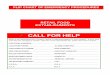 Flip Chart of Emergency Procedures -  · PDF fileFLIP CHART OF EMERGENCY PROCEDURES RETAIL FOOD ESTABLISHMENTS CALL FOR HELP Write in the following phone numbers (below