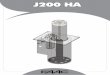 JJ200 HA200 HA - FAAC: Välkommen till · PDF file2 ENGLISH 1. ATTENTION! To ensure the safety of people, it is important that you read all the following instructions. Incorrect installation